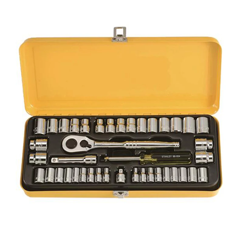 KAFUWELL SS22013D 41 in 1 Highquality Jumbo Heavy Duty Long Handle Socket Wrench Key Lock Set 1 Inch 1/2dr Drive