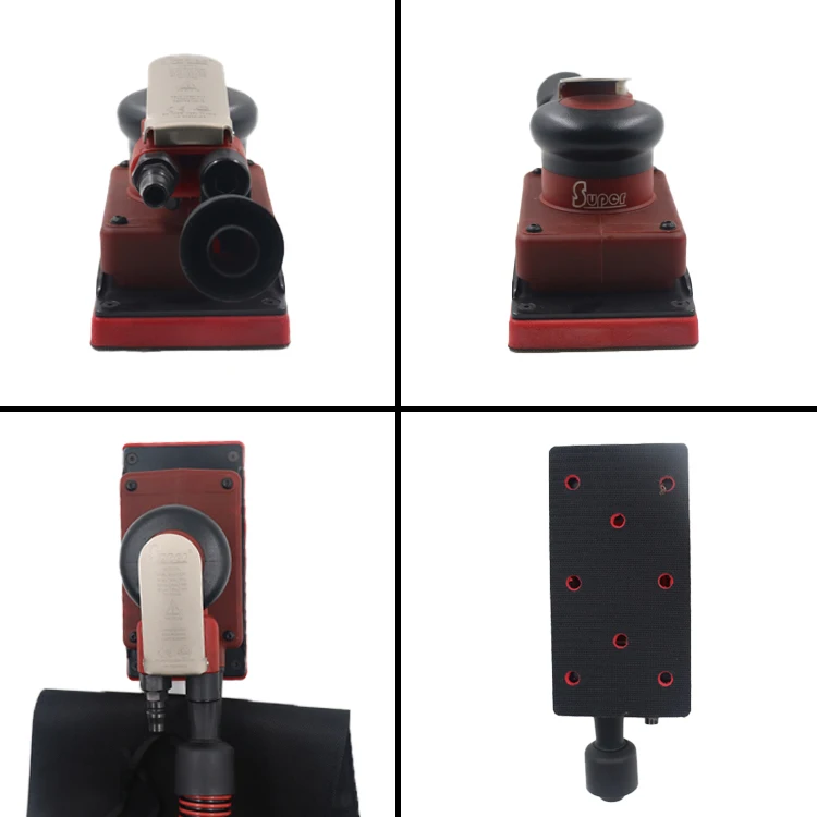 Пневматический инструмент KB2430D, автоматический вакуумный мини-шлифовальный диск для деревянного пола, 75 Х100 мм