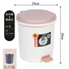 8L brown foot-operated carrying inner bucket
