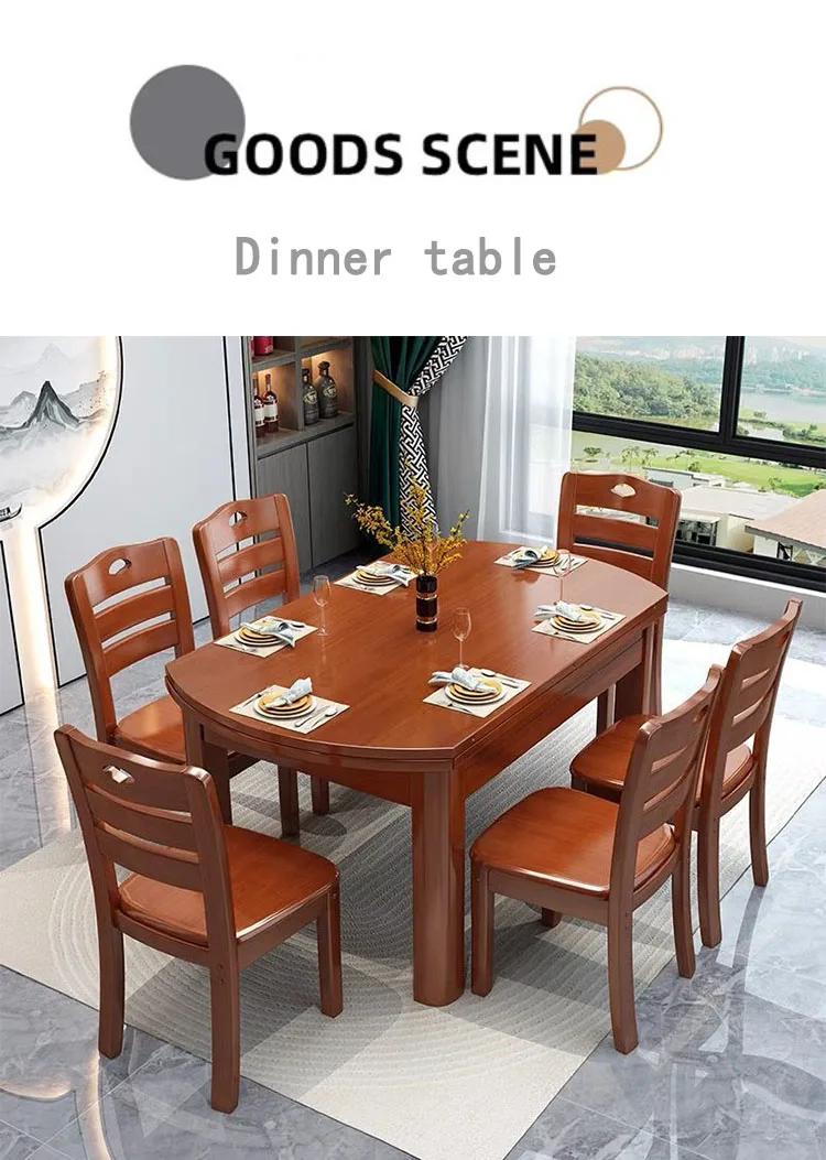 Dual-use Dining Table - Foldable, Durable, and Stylish