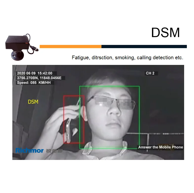 Smart AI MDVR GPS 3G 4G WIFI Mobile DVR with Face ID Fatigue Detection ADAS BSD DSM for Intelligent Car Truck Camera AHD Format