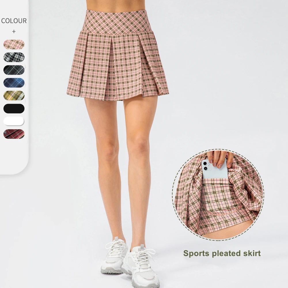 Pleated Tennis Skirts for Women With Pockets Shorts Athletic Golf