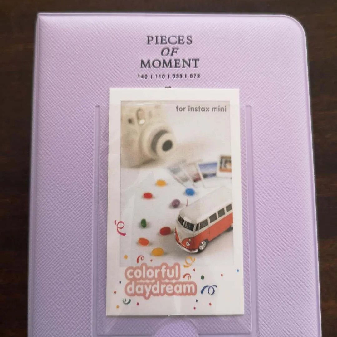 Mini Album Fotografico Con 64 Tasche Per Foto Instax - Adatto Per Fujifilm Mini 7s, 8, 25, 50, 90 - Colore Rosa