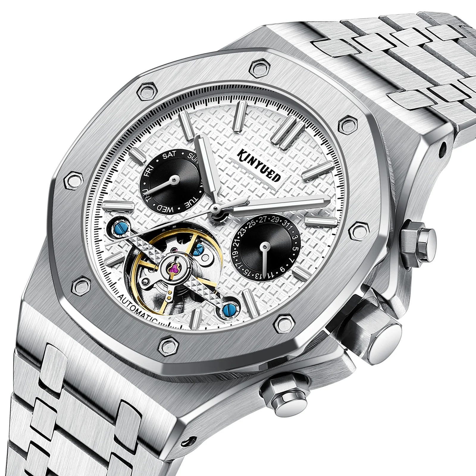 2023 Tourbillon Automatic Movement Waterproof Stainless Wrist Luxury Mens Diver Automatic Mechanical Watches