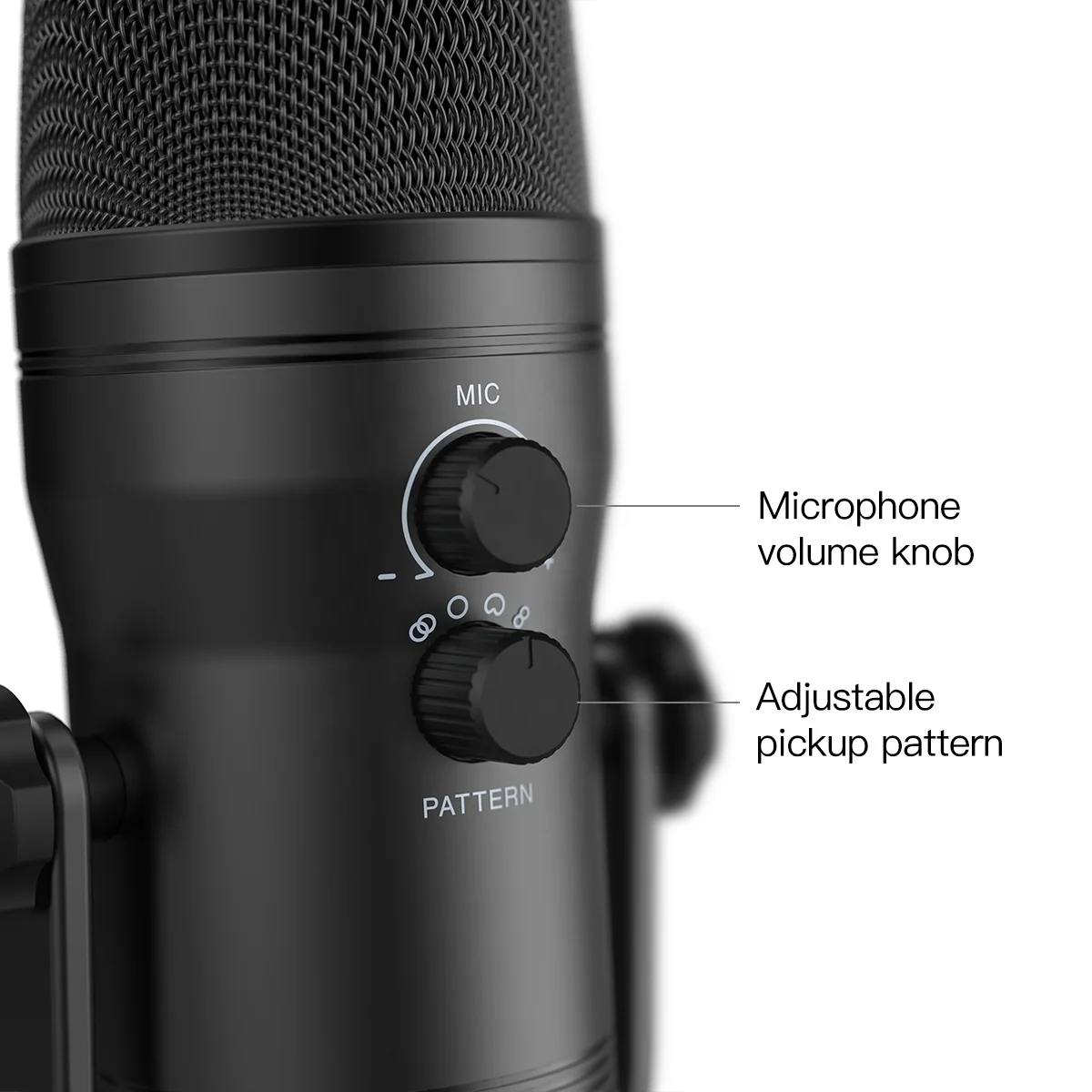 Fifine K690 USB Condenser Microphone for Gaming, Recording, and