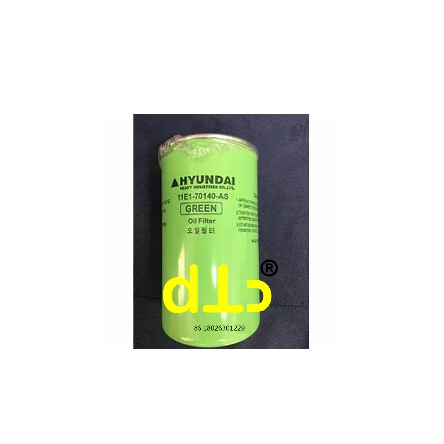 Factory Price Excavator Diesel Engine Parts Oil Filter 11E1-70140-AS 11E1-70140 for Hyundai