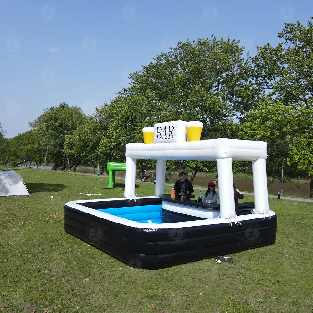 New Design Water Swimming Pool Bar Superior Design Giant Home Backyard Inflatable Bar Pool for Adults