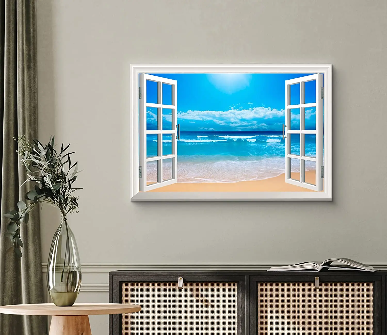 家具手绘油画伊斯兰绘画艺术在画布上的图片框架墙艺术cuadros decor
