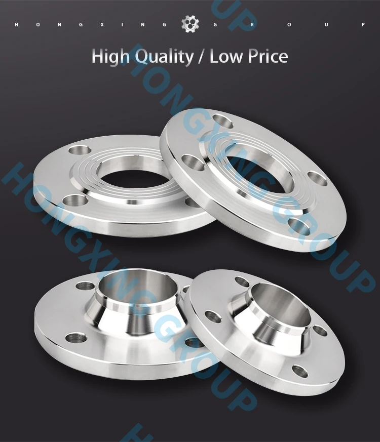 304 Stainless Steel Flanges Carbon Stainless Alloy Integral Weld Neck Slip On Socket Weld Lap 5948