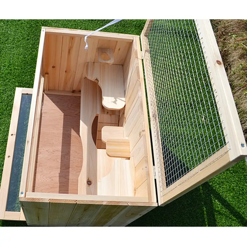 Wood Cage Wooden Villa Hamster House Small Animal Climbing Environmentally Friendly Solid Custom