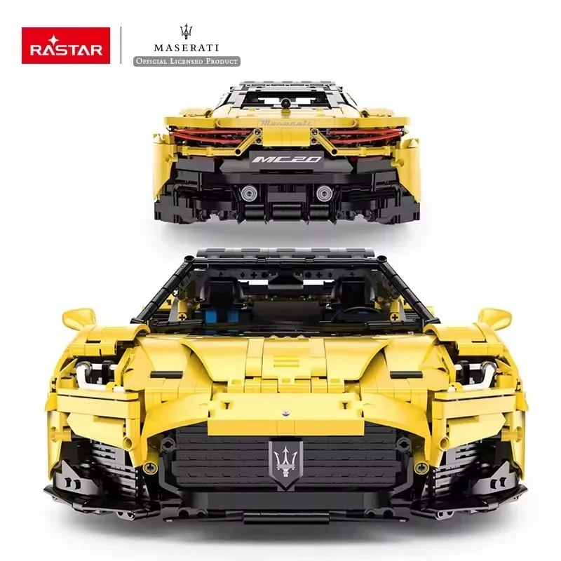 RASTAR 93510 93500 3457pc Maserati MC20 Sports Car Building Block Toy Technical Hypercar Racing Brick Model Bricks Toys for Kids