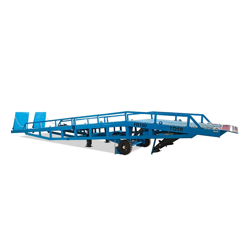 2024 portable mobile truck loading ramp yard truck ramp hydraulic ...