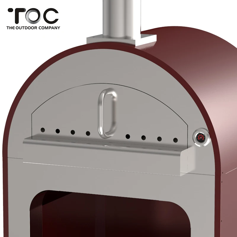 Новая автономная нержавеющая сталь механический таймер управления древесной печи для пиццы