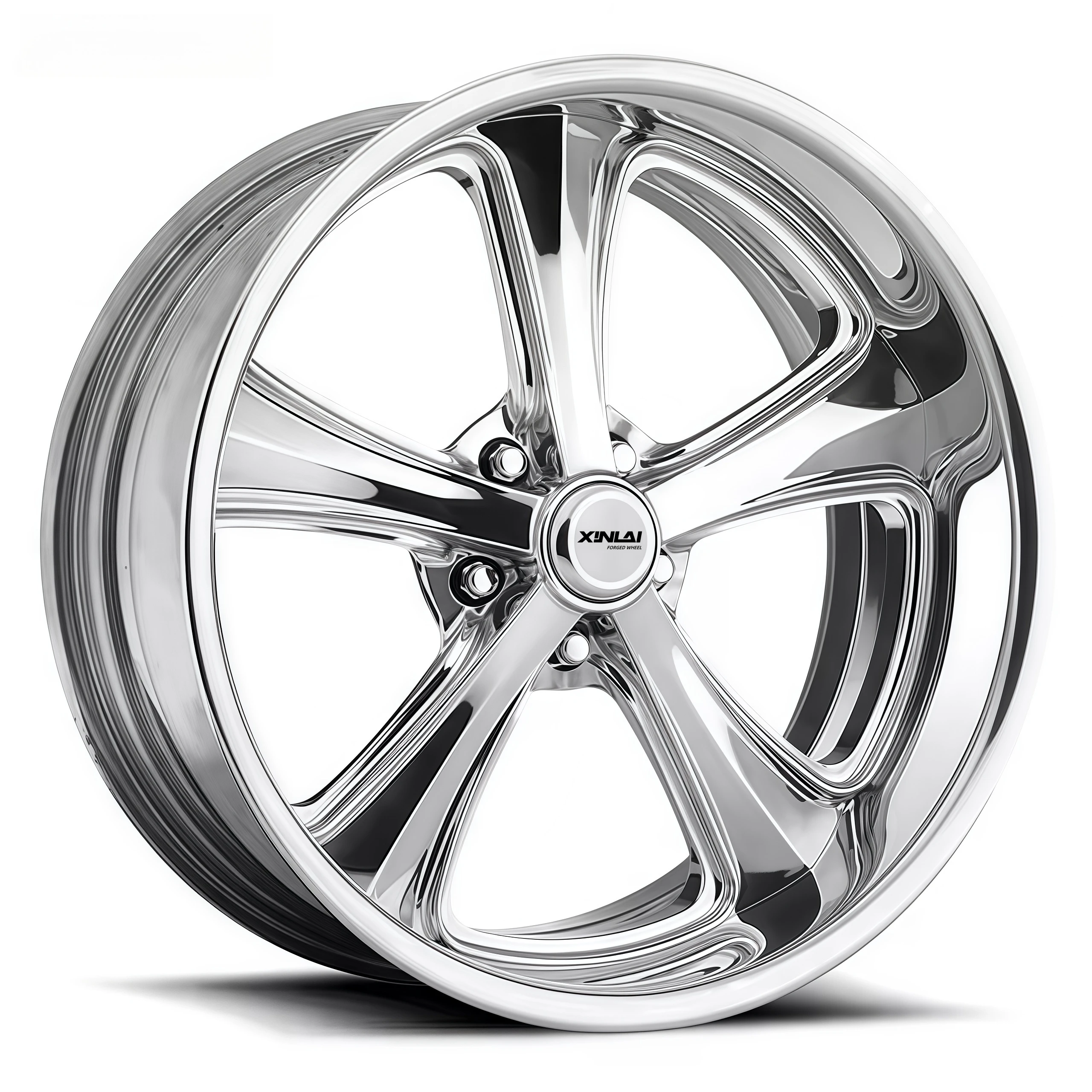 XINLAI Luxury Deep Concave Forged 2 Piece 5x114.3 5x120 5x130 6x139.7 Alloy Chrome Wheels 20 22 24 Inch for BMW AUDI A7 A8 - Image 1