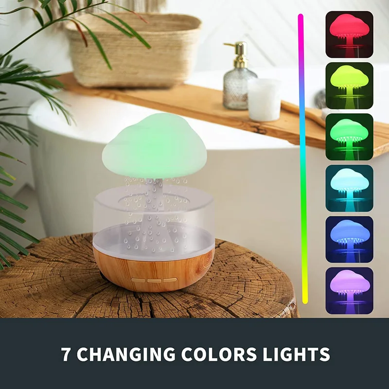 2023 New Trends Rain Cloud Night Light Aromatherapy Essential Oil
