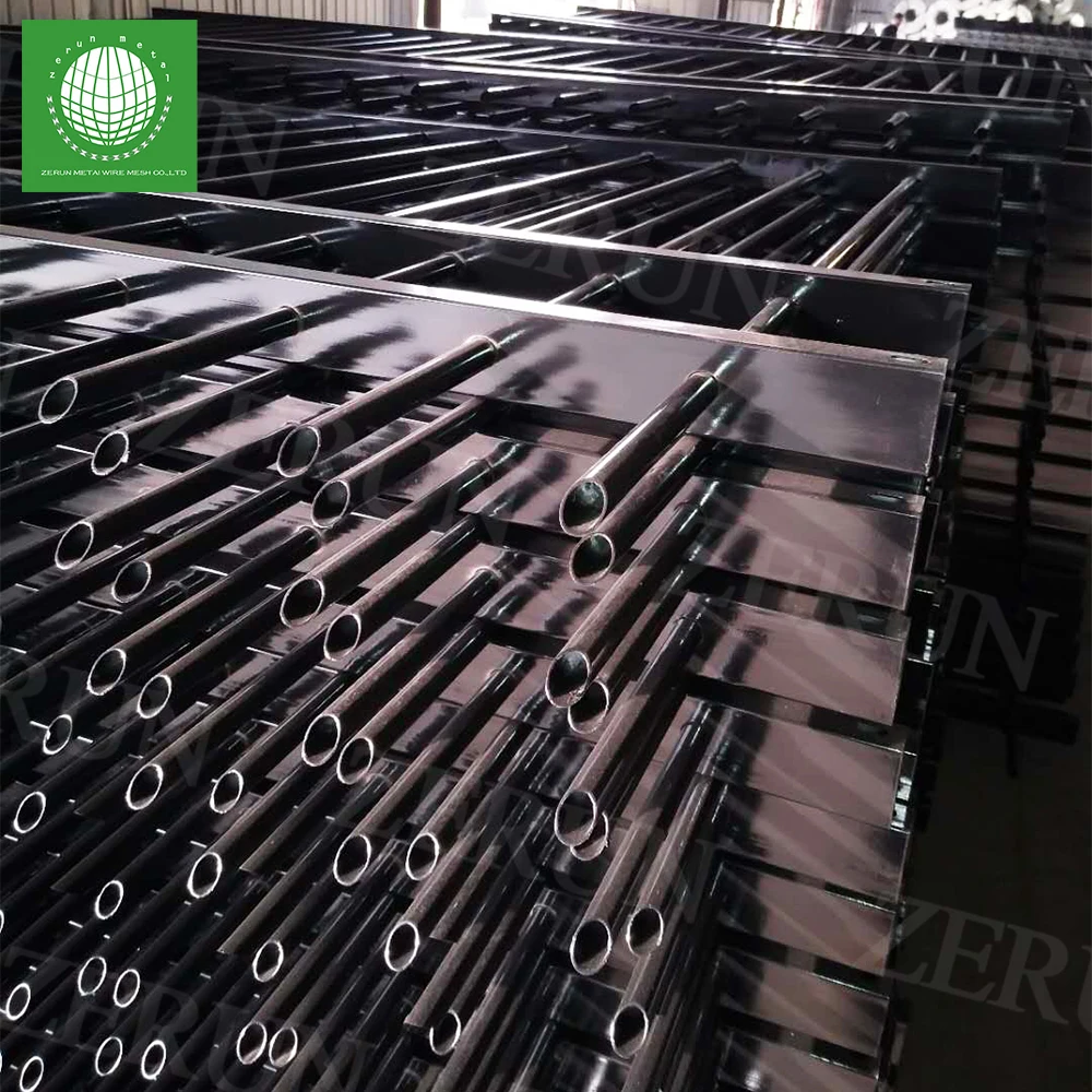 Wrought Iron Fence with Spear Top Metal Construction Site Usage 3D Modeling Service