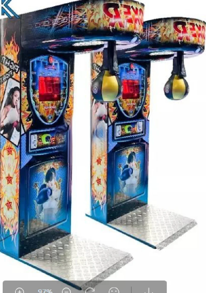 Yule Factory Electronic Gaming Boxing Machine Price Arcade Game Coin Operated Boxer Boxing Punch Machine