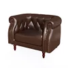 Brown single sofa