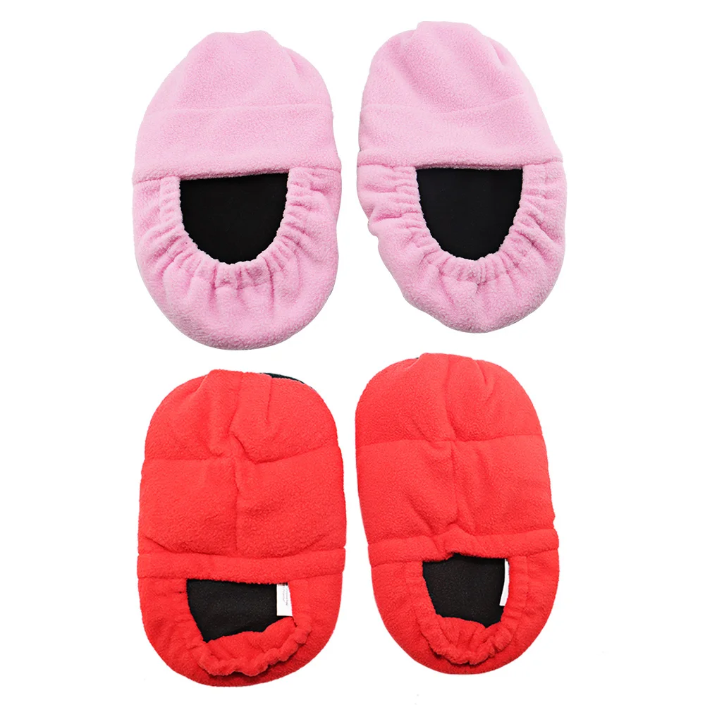 Customised Relaxing Foot Care Flaxseed Microwaveable Heated Shoes Anti-slip Moist Warm Slippers