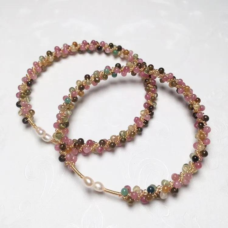 Braccialetto Minimalista E Delicato In Cristallo Di Tormalina - Foto 7