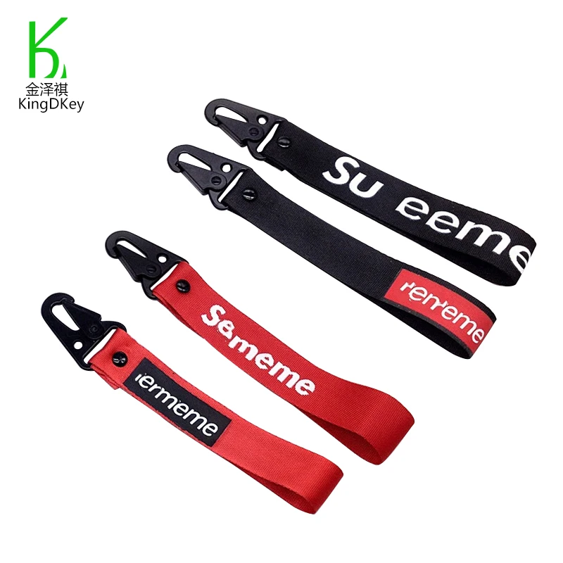Рекламный короткий ремешок для ключей, ремешок для ключей, оптовая продажа подарков, ремешок с металлическим карабином