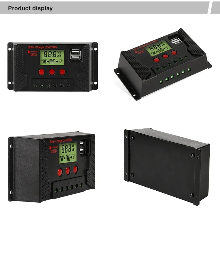 Sun Power Auto 12v 24v Battery Regulator 10a 20a 30a 40a 50a 60a Pwm