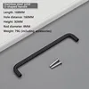 160mm hole spacing Black
