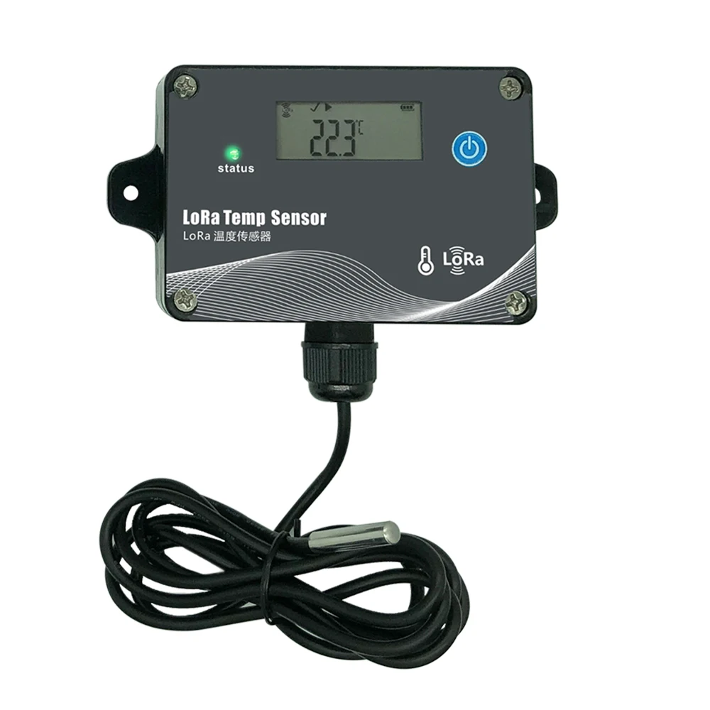 Warehouse Refrigerator Wireless Real Time Iot Temperature Sensor Lora