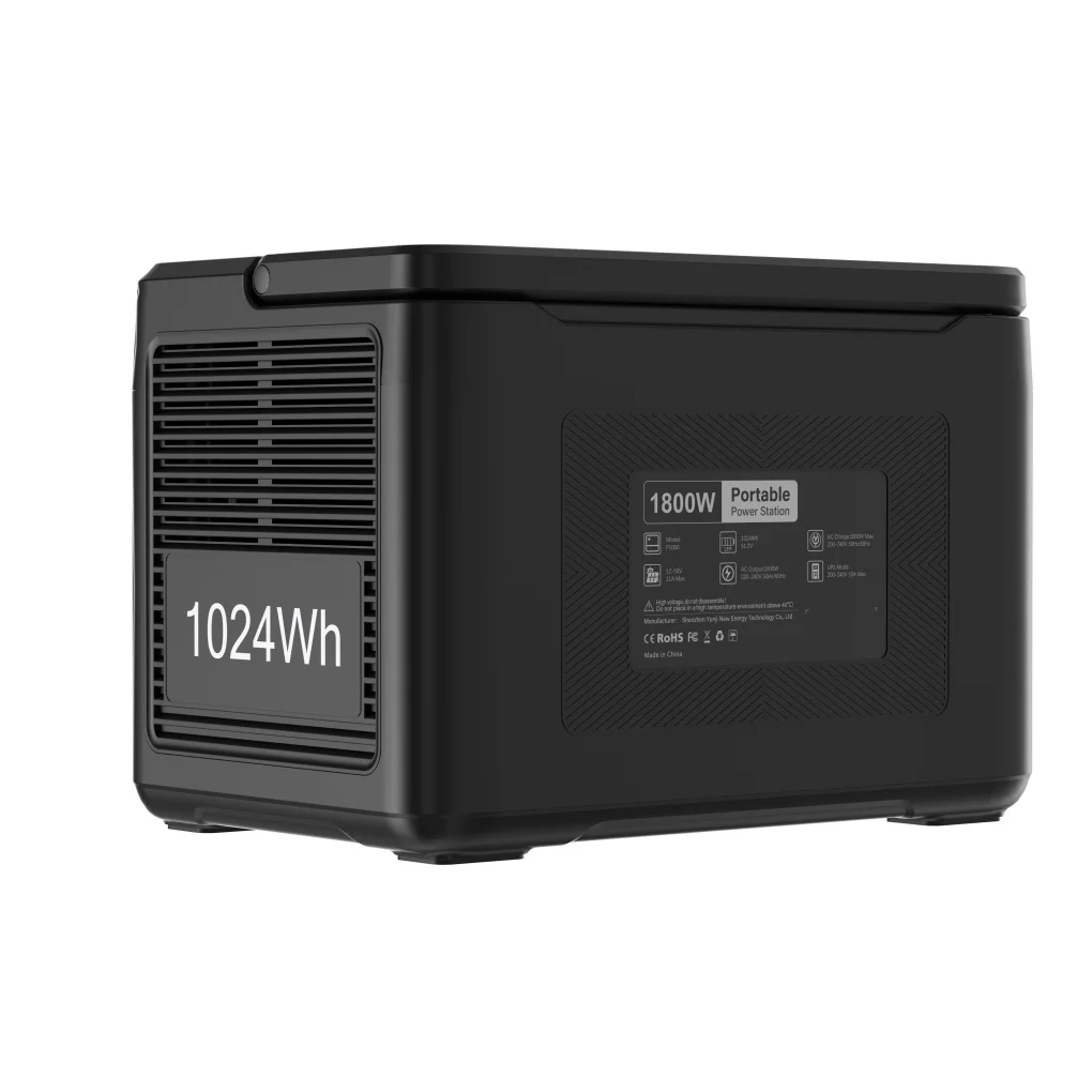 1800W Power Station Solar Home Emergency Camping Power Supply