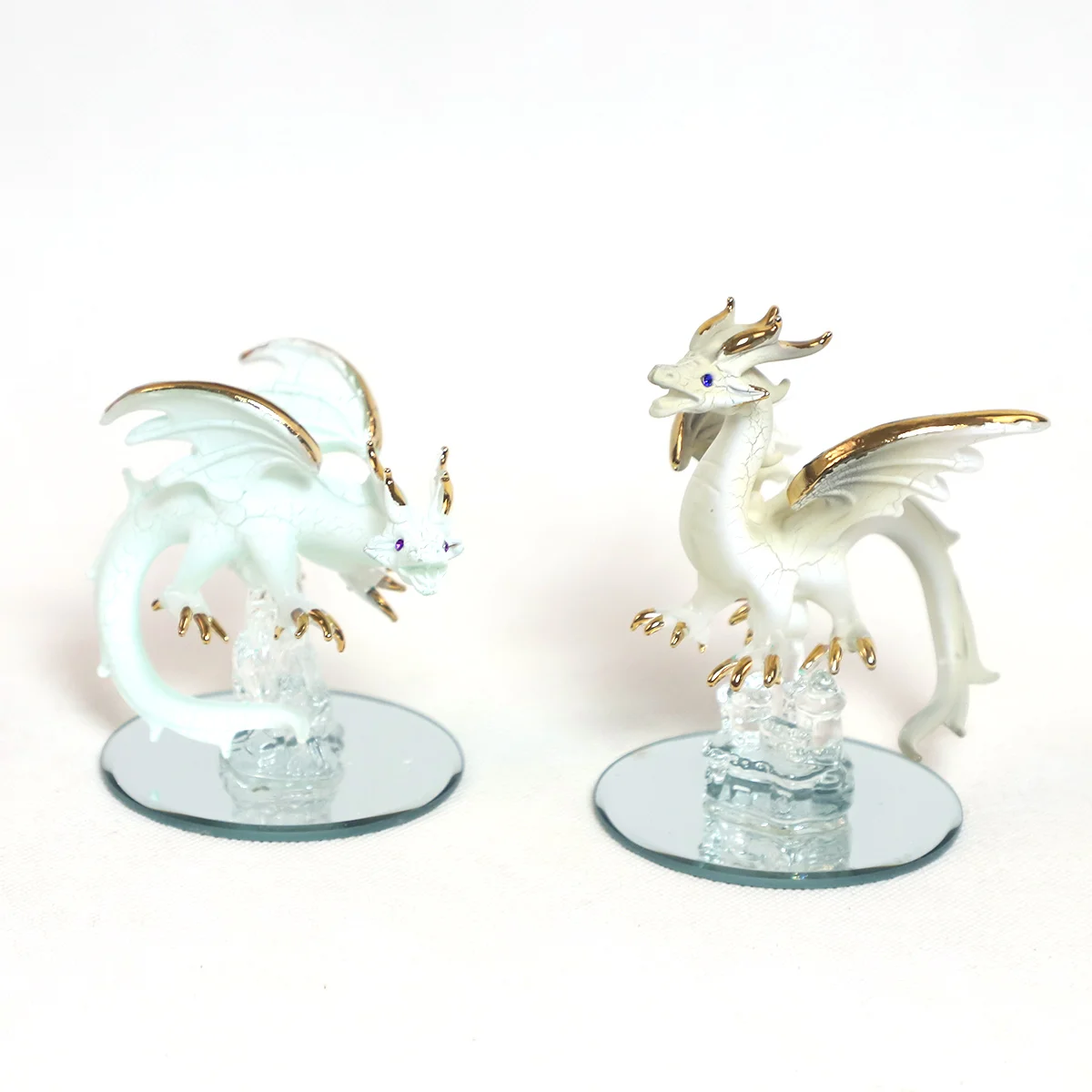 prodotto creativo moda artigianato chiaro realizzato a mano vetri soffiati opere d'arte artigianale ornamenti all'ingrosso figurine adorabili di drago