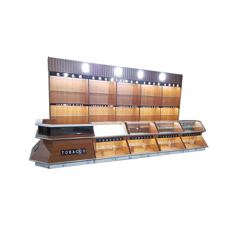 Retail Checkout Rack Customizable Supermarket Checkout Boutique Cashier Counter Liquor Shelf ...