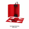 Red Single Bottle Box With Insert