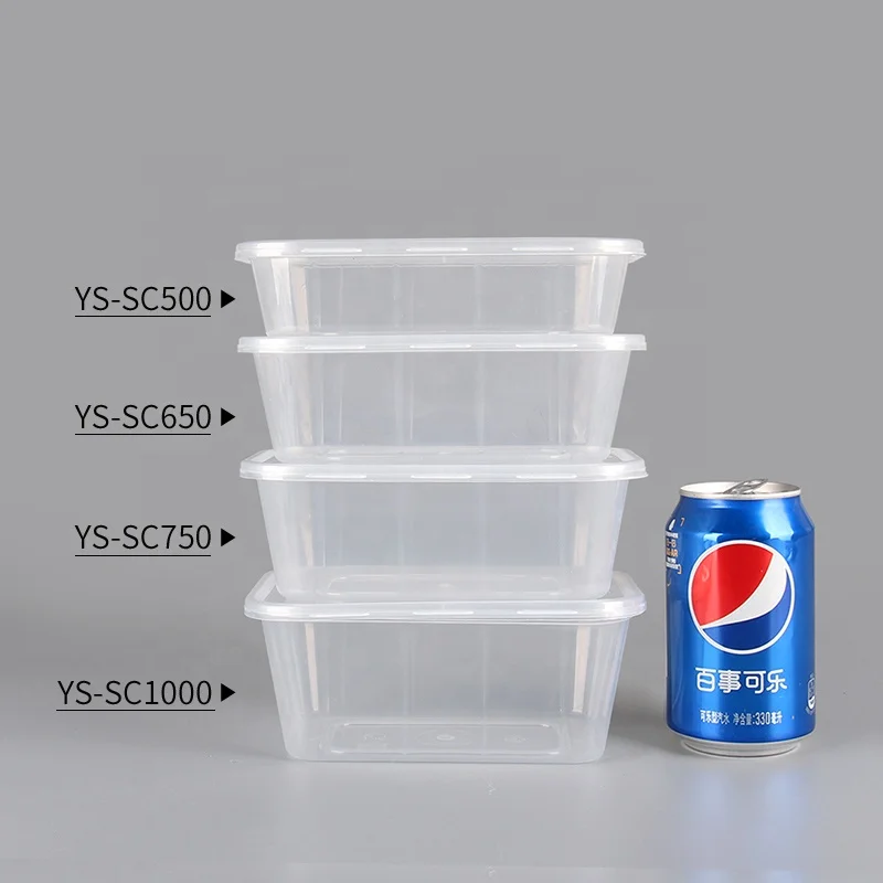 Buy Wholesale China Microwaveable Takeaway Disposable Transparent Plastic  Food Container & Disposable Food Containers at USD 0.045