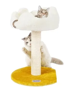 Origin Factory Super Indoor Plush Washing Easy-assemble Hanging Toys Cat Scratcher Bed Tree for Kitty