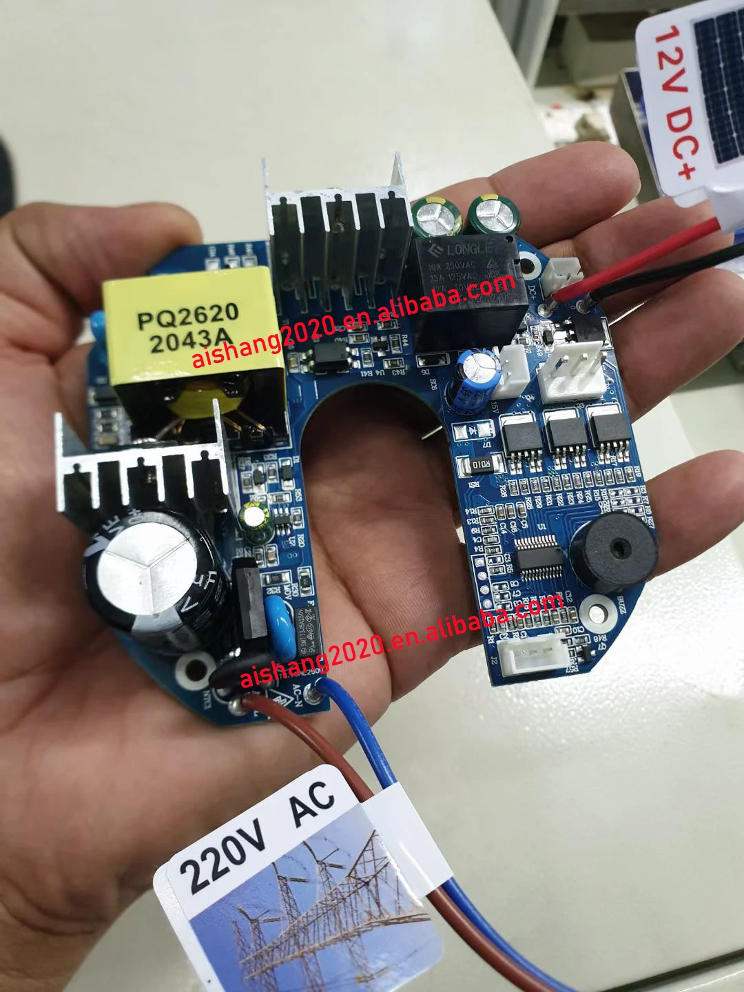 Ceiling Fan Controller Pcb Circuit Board 60w Ac Dc Kit Remote Control