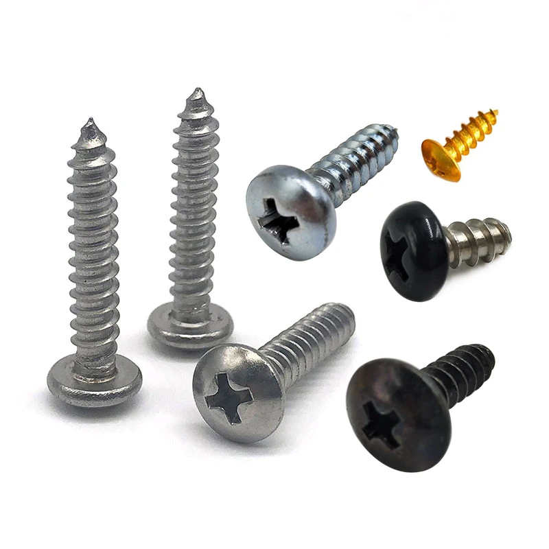 Stainless Steel brass carbon steel screw SS304 torx/Pan/Flat/hexagonal Head Self tapping Screw Assortment Wood Screws