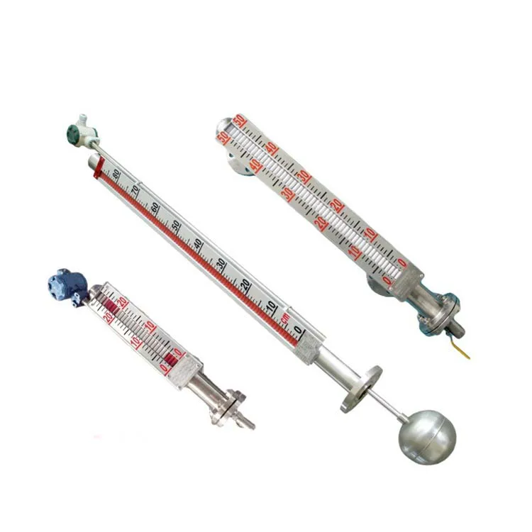 Stainless Steel Magnetic Flap Level Gauge Local Visual Display Liquid Level Indicator for Industrial Tank Monitoring