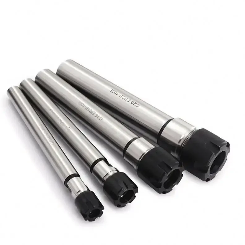 C-8-10-12-16-20-25-mm ER-8-11-16-20-A Straight Shank Extension Mini Collet Chuck Holder CNC Milling Lengthen Tool Extension Rod