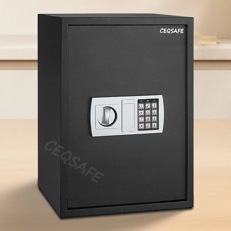 CEQSAFE Many Color Style Blue Fire Protection Secure Deposit Fingerprint Safe