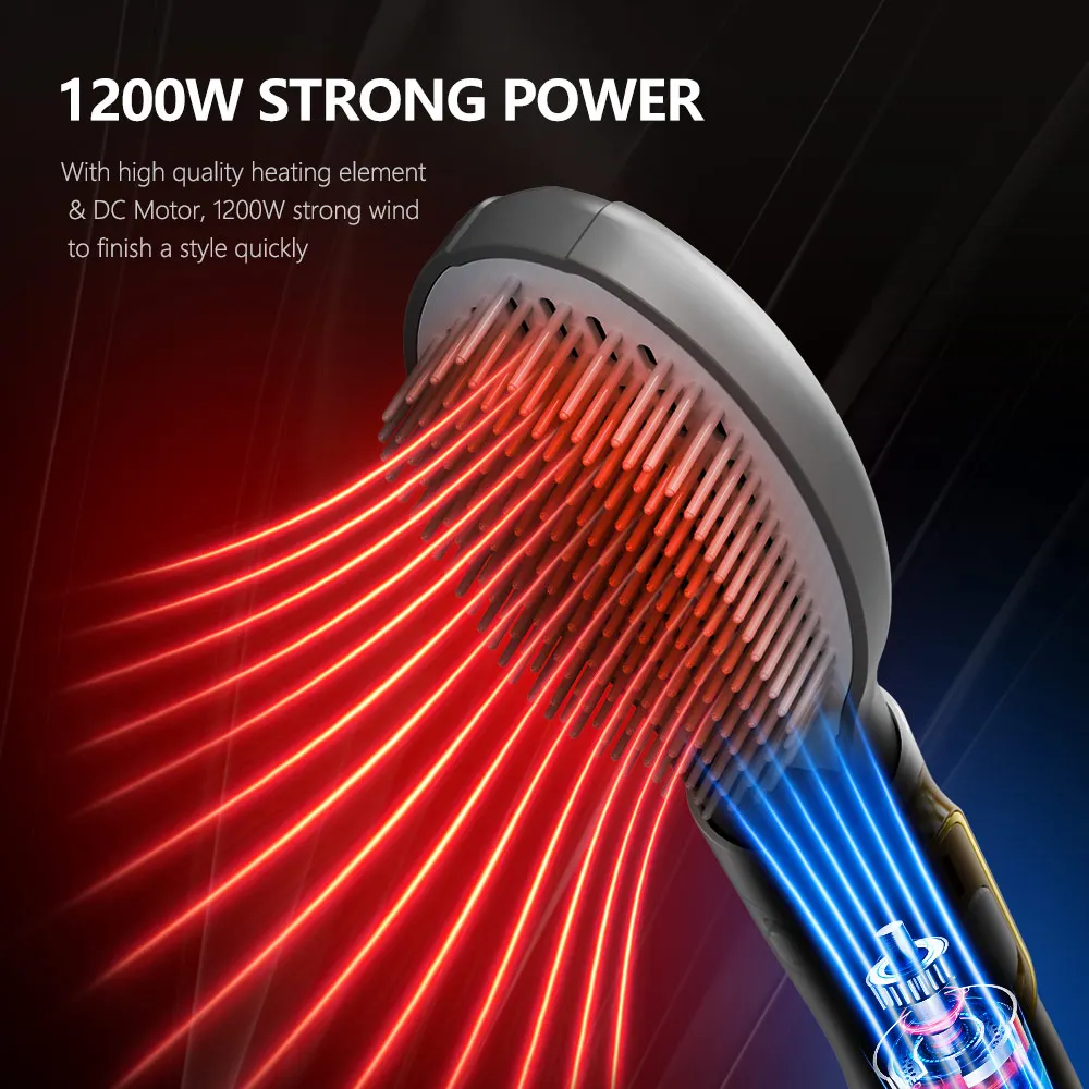 4In1 горячий воздух кисть высушите один шаг стайлер для волос гребень вольюмайзер выпрямление щипцы завивки салон Фен