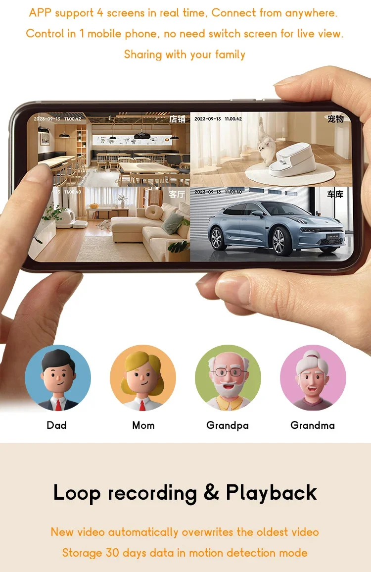 S70 EUR 4g Ip Small Surveillance Camera O-KAM PRO APP Security Night Vision Infrared Camera