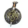 Nuovo drago scudo cavaliere spada zh0931678