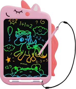 10 inch Unicorn lcd Writing Tablet Erasable Drawing Doodle Board Toys for 3 4 5 6 7 Year Old Girls Gifts