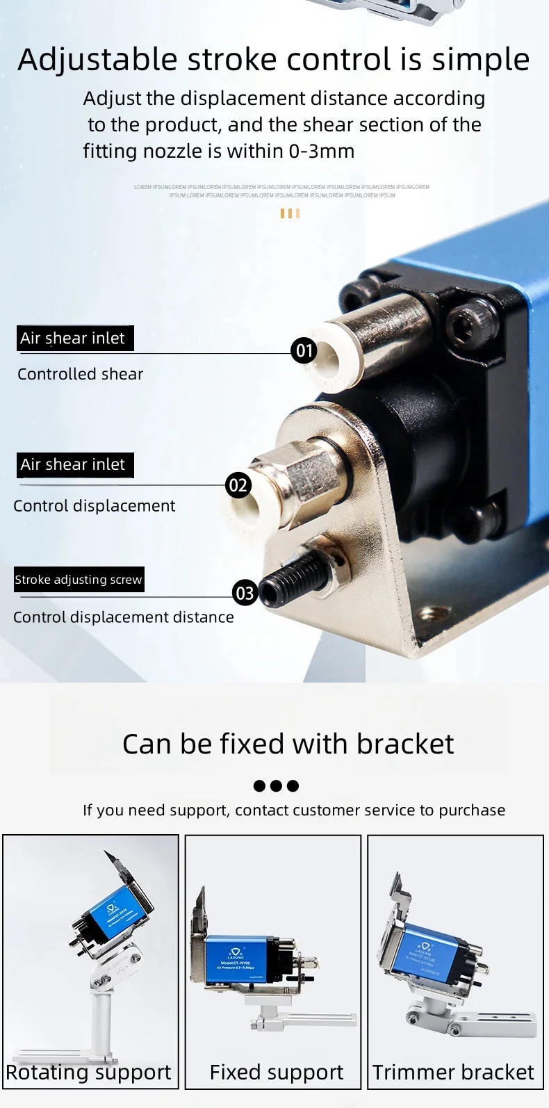 Mini Pneumatic Scissors NY25AJ Air Nipper Air Nipper Pneumatic Cutter Tools for Cutting Plastic Sliding Mini Pneumatic Shears