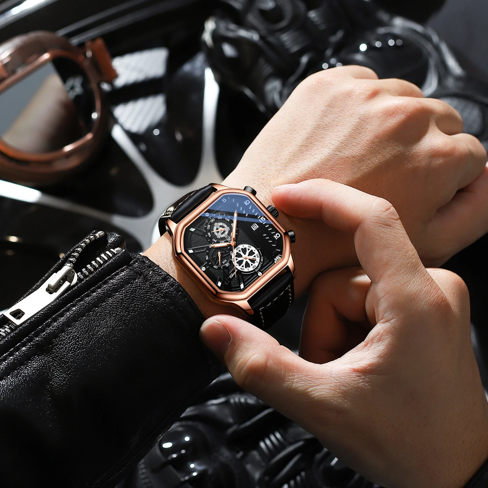 CHENXI 904 Multifunction Men's Quartz Watch - Luminous, Waterproof