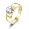 Moissanite+GRA Certificate-Gold