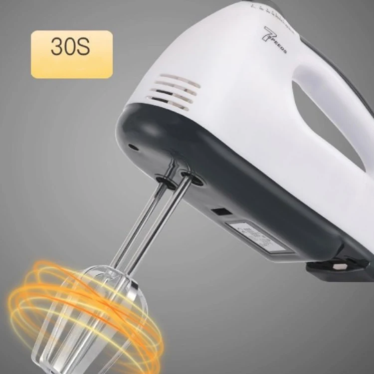 P1337 Multifunctional Mini 7 Speed Electric Handheld Mixer Egg Beater Automatic Cream Food Cake Baking Dough Mixer Food Blender