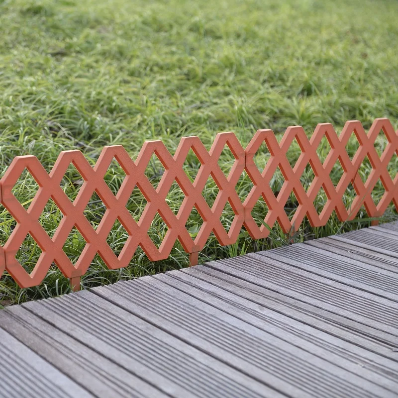 Great Ideas Set of 4 Mini Garden Mesh Fence Panels Plastic Lawn Edging for Plant Borders and Flowerbeds