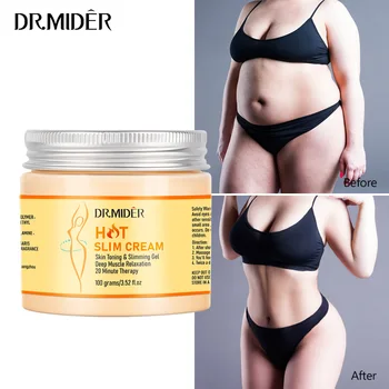 Natural Organic Body Weight Loss Belly Fat Burner Shaping Cellulite Burning Sweat Slimming Cream