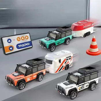 2.4G マイクロLEDライト搭載 ダイキャスト製ミニチュアバン 亜鉛合金製